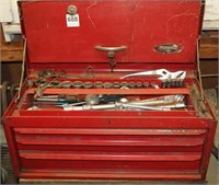 Williams locking 3 drawer tool chest (key present)