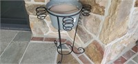 Outdoor pale planter.