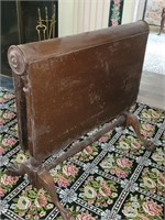 Antique handkerchief Table with Carved feet