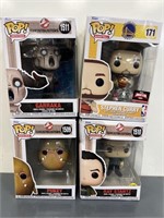 New Set of 4 Funko POP Figures.