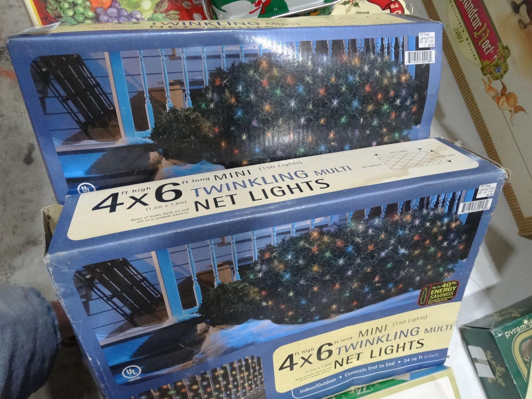 Two / 4x6Ft Twinkling Net Lights