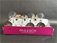 Mozaïk Plastic Wine Glasses, Set of 14