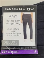 Bandolino Amy Straight Women's Jeans size 16