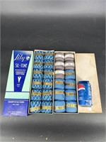 2 NOS BOXES OF LILY DARNING COTTON 24 BALLS
