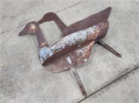 2 - Metal Vintage Goose Decoys