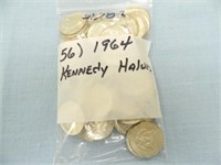 (56) 1964 Kennedy Halves