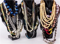 Jewelry Costume Lot, Beaded Necklaces