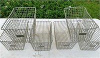 Vintage locker baskets