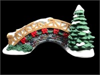 Dickens Christmas Village Ceramic Bridge