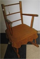 Vintage small child's rocking chair.