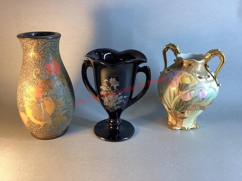 Nippon Vase, Japan Vase & Amethyst Vase