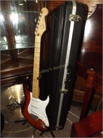 2006 Fender Strat guitar in case