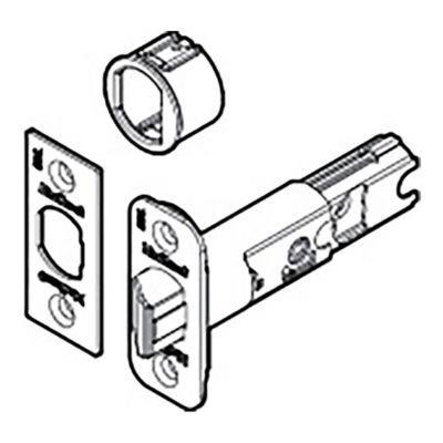 6 Way Adjustable Plain Latch in Polished Brass