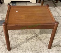 Wood, mid century side table by the Dixie