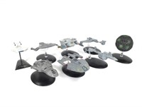 8 Mini Star Trek Models