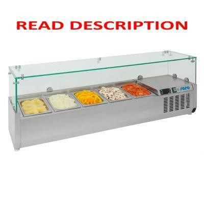 $796  Refrigerated Table Top Display VRX 1200/380