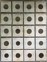 (20) 1923S Lincoln Cents