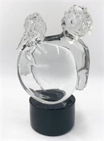 Sgd. Loredano Rosin Art Glass Sculpture of Couple.