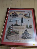Chesapeake Bay Lighthouses Framed Print