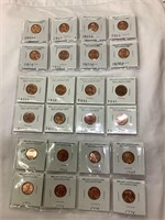 (24) Uncirculated Lincoln Pennies