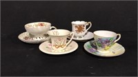 Stunning vintage Cups and saucers