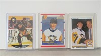 3 JAGOMIR JAGR ROOKIE HOCKEY CARDS