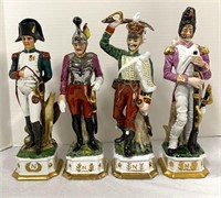 Four Capodimonte Di Pietro Porcelain Figures