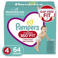 Pampers Cruisers 360 Diapers Super Pack - Size 4 t