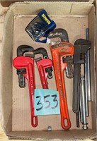 Lot of (4) Pipe Wrenches