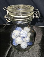 jar of marbles unusual