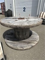 Large Wooden Spool Wire Drum
