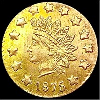 1875/3 Round BG-1058 California Gold 50C CHOICE
