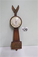 Vintage Syroco Wall Clock #3981 USA 28"Tall