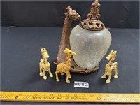 Giraffe Urn, Toy Figures