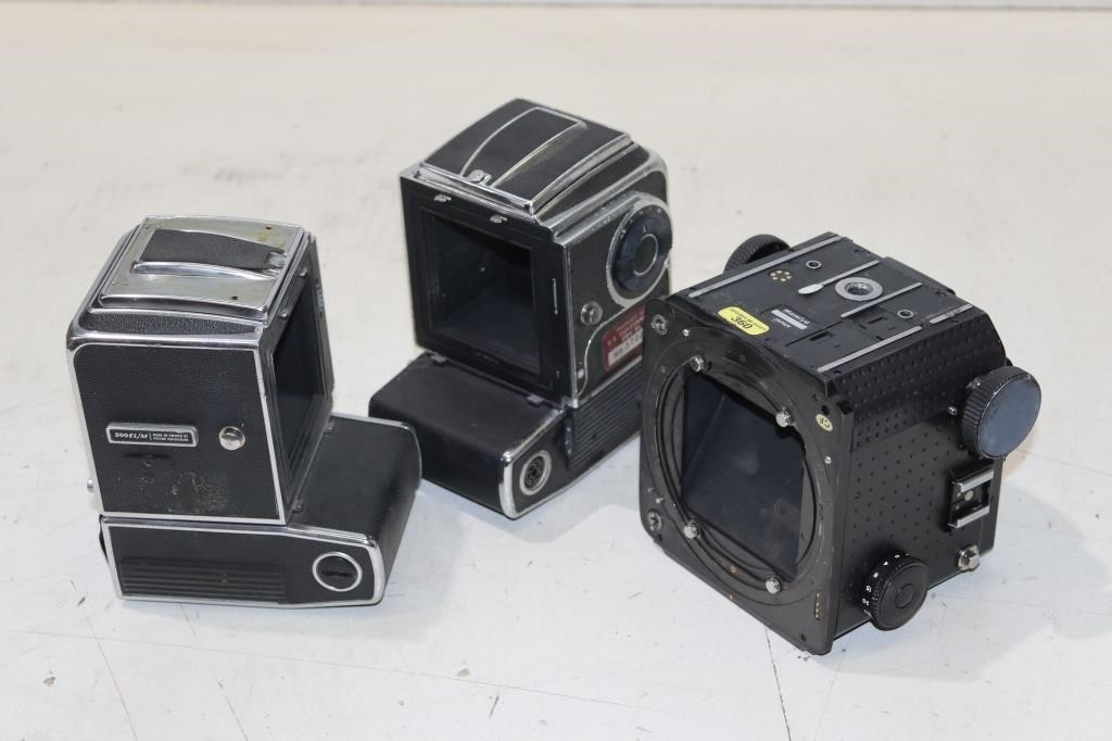 (3) MAMIYA HASSELBLAD CAMERAS