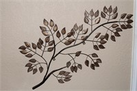 Decorative wall hanging, metal branch