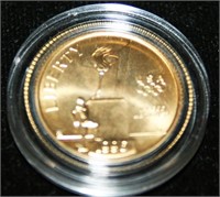 1996 5$ Olympic Gold Coin - Lighting The Torch