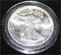 1989 Silver Eagle Coin - UNC