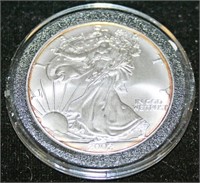 2002 Silver Eagle Coin - UNC