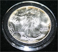 1987 Silver Eagle Coin - UNC