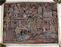 Vintage Original Ubud Bali painting