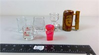 Lot of 6 Shot Glasses