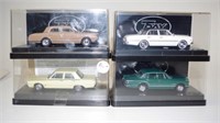 Four Chrysler Valiant model cars