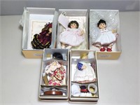 Pauline’s LE collectible dolls in boxes.