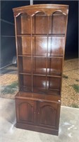 Two Pc Ethan Allen Open Front Cabinet