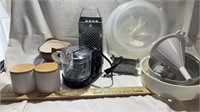 Food Chopper, Grater, Splatter Lids