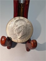 1776-1976 Bicentennial Eisenhower Silver Dollar