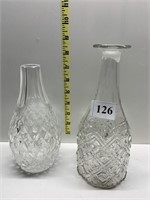 DECANTER AND VASE