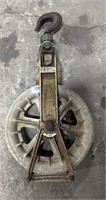 Vintage Sherman & Reilly 12 inch Pulley Block.