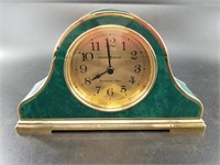 Howard Miller modern electric mantel clock, plays